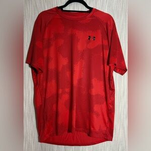 LG Men's Red Camo Short Sleeve Tee